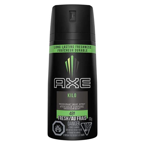 axe kilo deodorant spray.